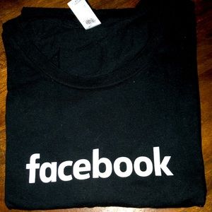 No longer available. Facebook original logo t-shirt.